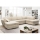 Right-facing U-shaped corner sofa bed with storage SERPA, beige