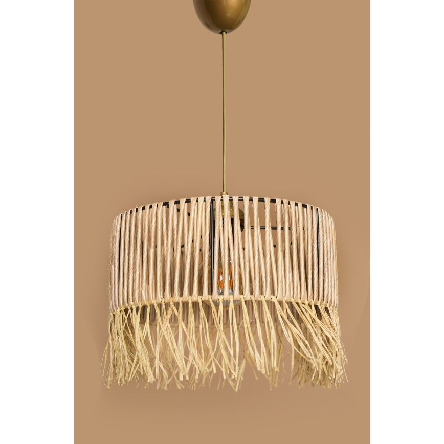RIMINI Pendant Light 1xE27/40W/230V Beige