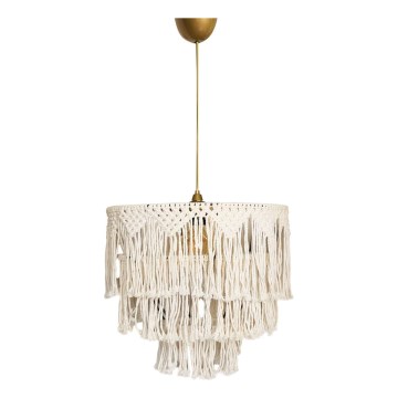 RIMINI Pendant Light 1xE27/40W/230V Cream
