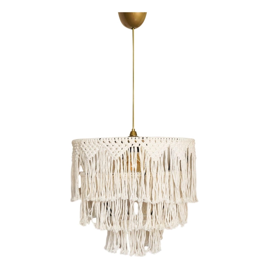 RIMINI Pendant Light 1xE27/40W/230V Cream