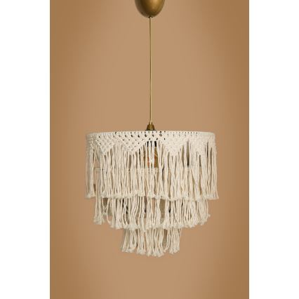RIMINI Pendant Light 1xE27/40W/230V Cream
