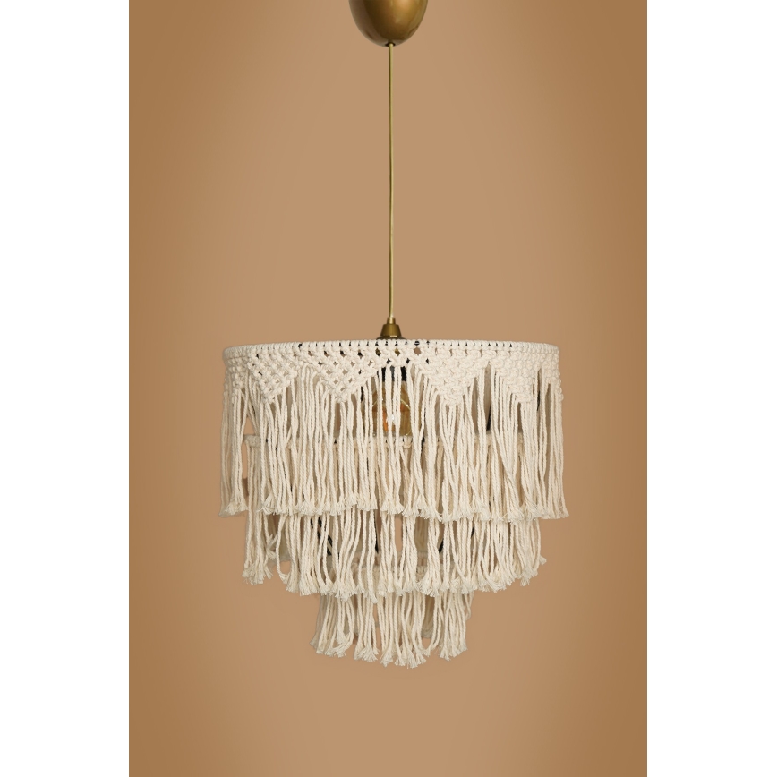 RIMINI Pendant Light 1xE27/40W/230V Cream