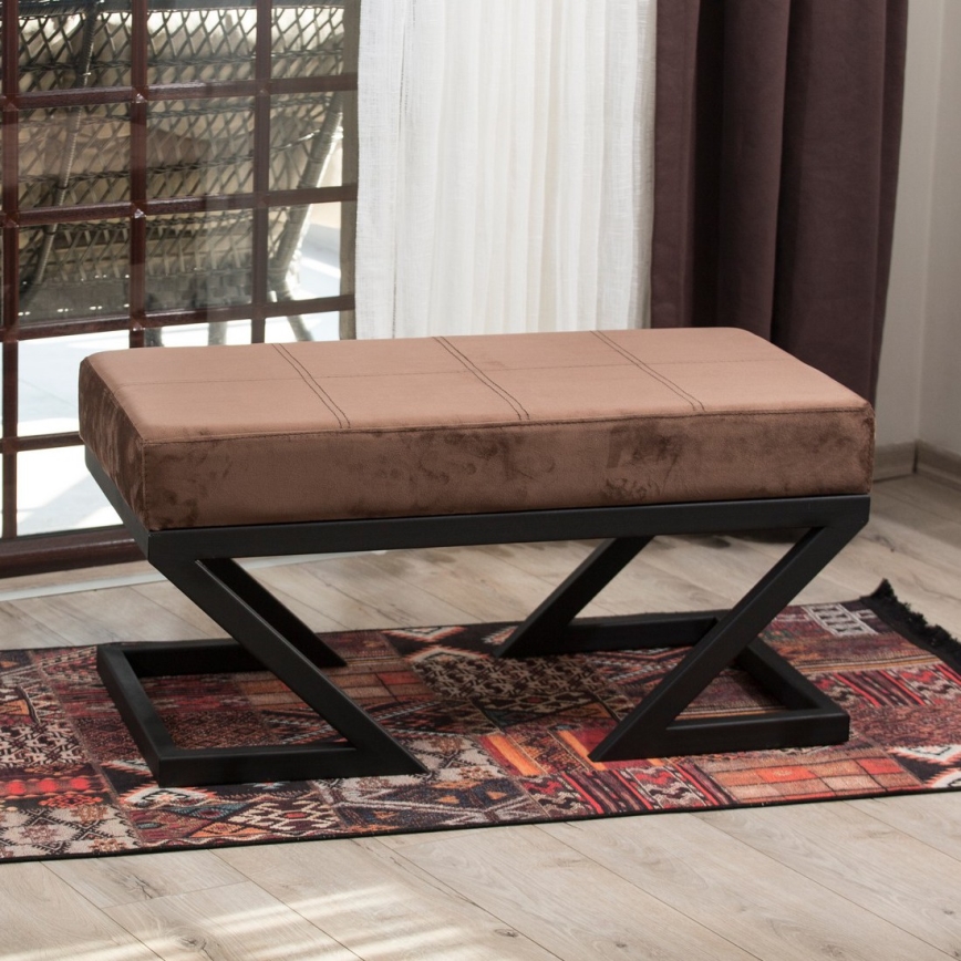 RINA Ottoman 45 x 90 cm, Brown