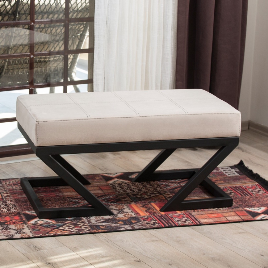 RINA Ottoman 45x90 cm Beige
