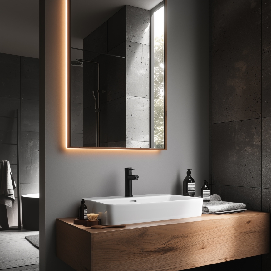 RINGSTED 17.8 cm Matte Black Basin Mixer