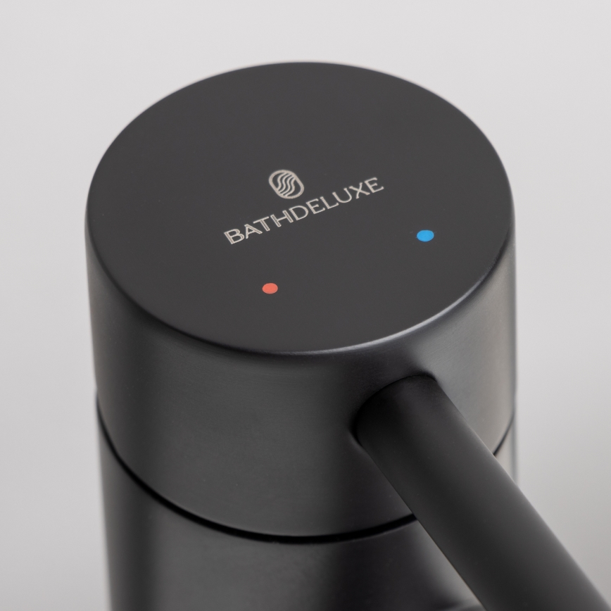 RINGSTED 17.8 cm Matte Black Basin Mixer