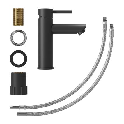 RINGSTED 17.8 cm Matte Black Basin Mixer