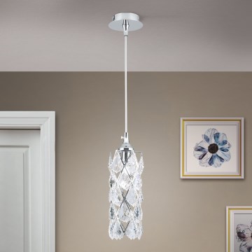 RITA cable pendant light 1xG9/40W/230V polished chrome