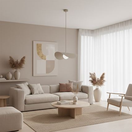 RITUAL cable-hung pendant light 1xG9/8W/230V beige