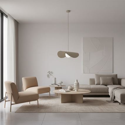 RITUAL cable-hung pendant light 1xG9/8W/230V beige