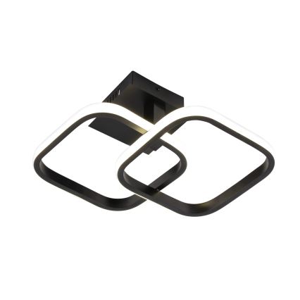 ROBERT LED Ceiling Light, 25 W / 230 V, 25 x 38 cm, Black