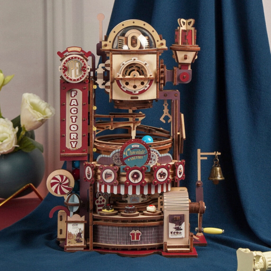 RoboTime - 3D marble track puzzle Chocolate factory