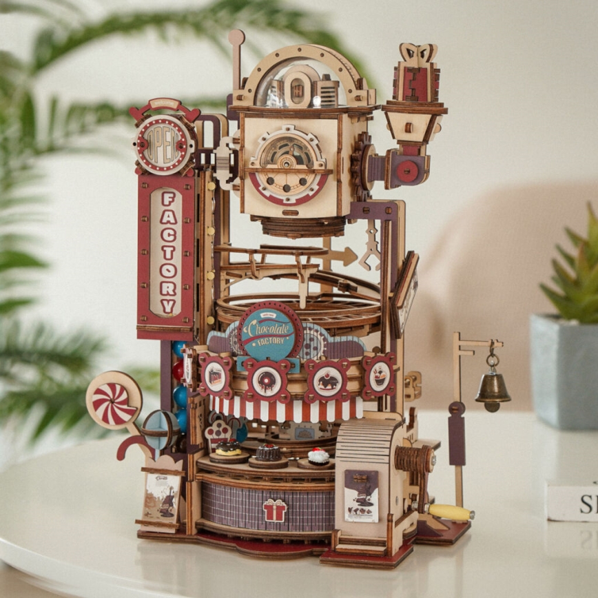 RoboTime - 3D marble track puzzle Chocolate factory