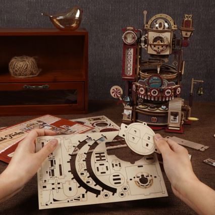 RoboTime - 3D marble track puzzle Chocolate factory