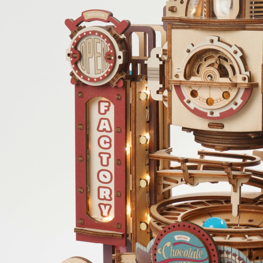 RoboTime - 3D marble track puzzle Chocolate factory