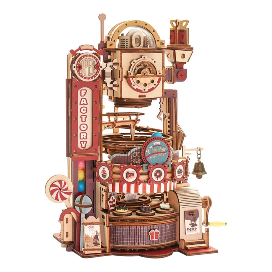 RoboTime - 3D marble track puzzle Chocolate factory