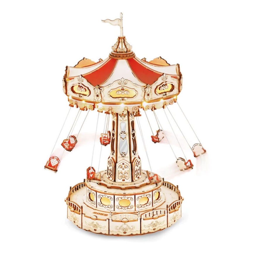 RoboTime - 3D music box puzzle Chain carousel