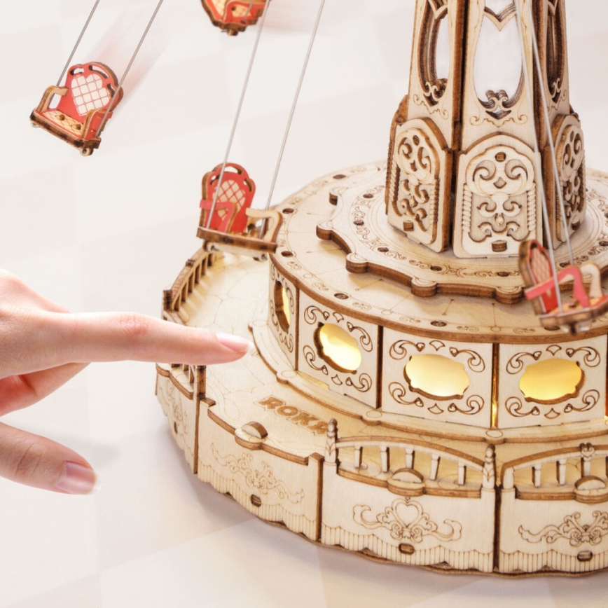 RoboTime - 3D music box puzzle Chain carousel