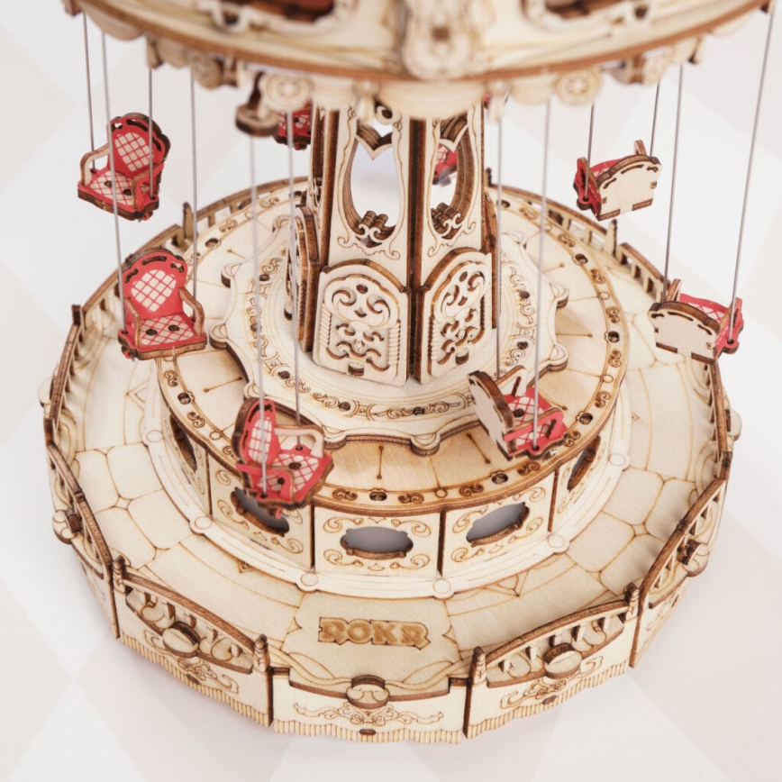 RoboTime - 3D music box puzzle Chain carousel