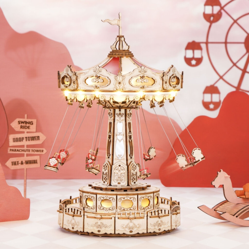 RoboTime - 3D music box puzzle Chain carousel