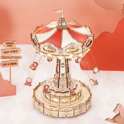 RoboTime - 3D music box puzzle Chain carousel