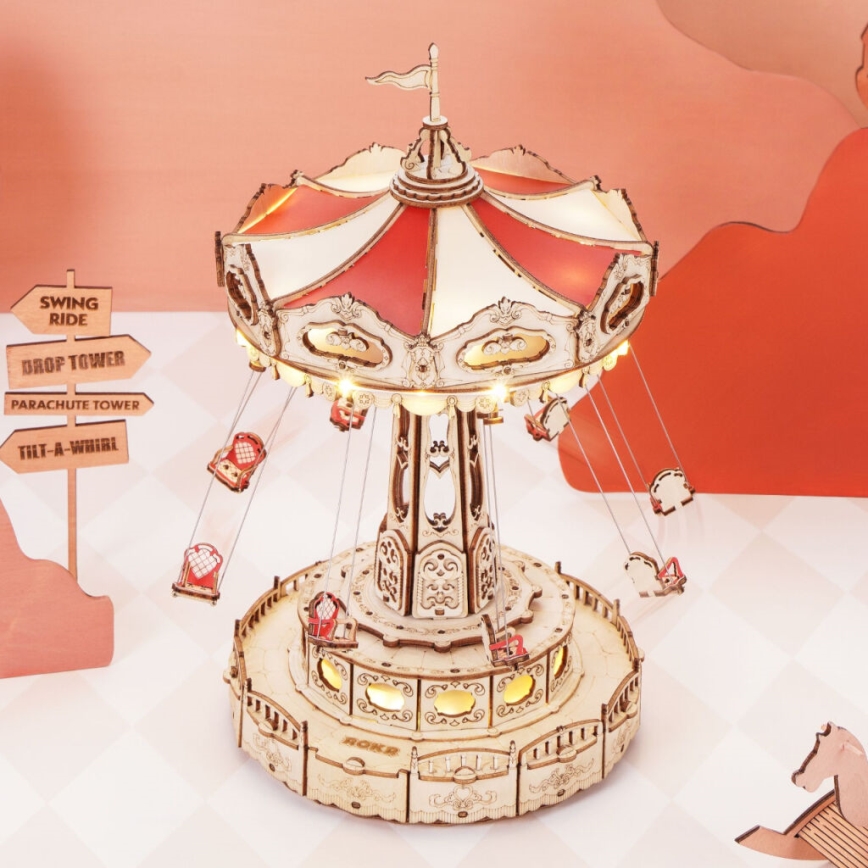RoboTime - 3D music box puzzle Chain carousel