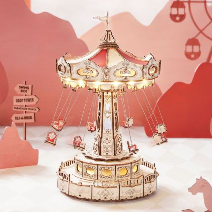 RoboTime - 3D music box puzzle Chain carousel