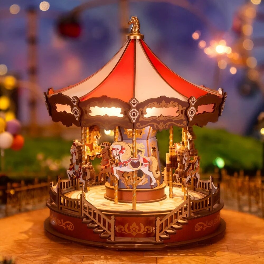 RoboTime - 3D music box puzzle Classic carousel 5V