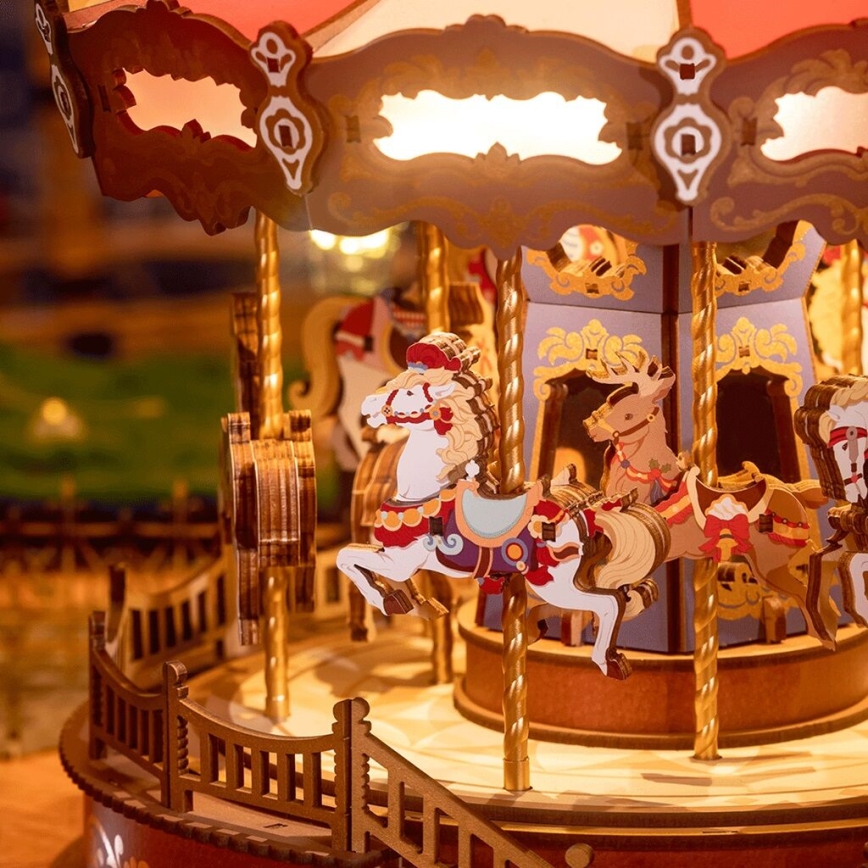 RoboTime - 3D music box puzzle Classic carousel 5V