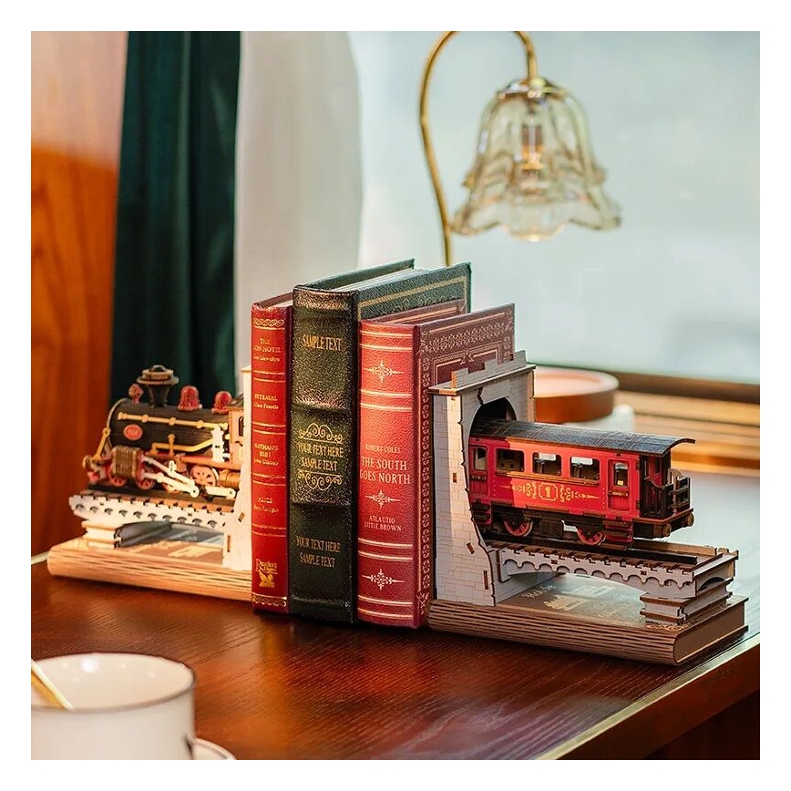 RoboTime - 3D puzzle Bookstop Historic steam train