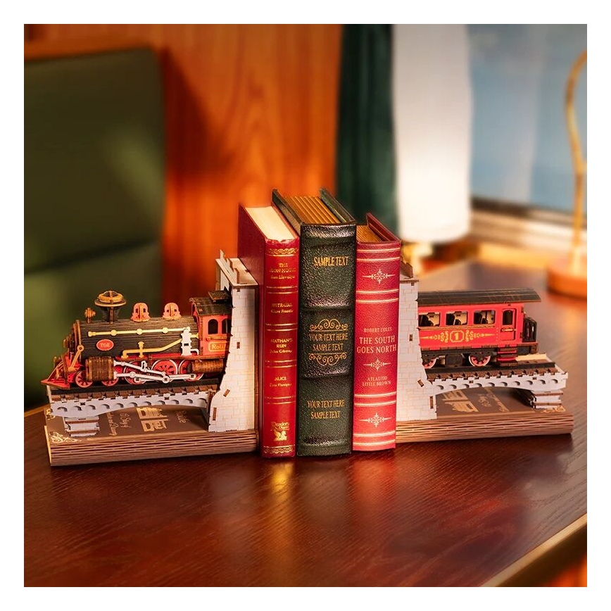 RoboTime - 3D puzzle Bookstop Historic steam train
