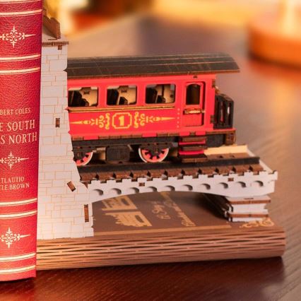 RoboTime - 3D puzzle Bookstop Historic steam train