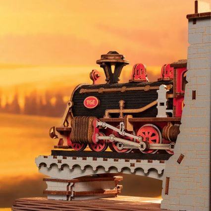 RoboTime - 3D puzzle Bookstop Historic steam train