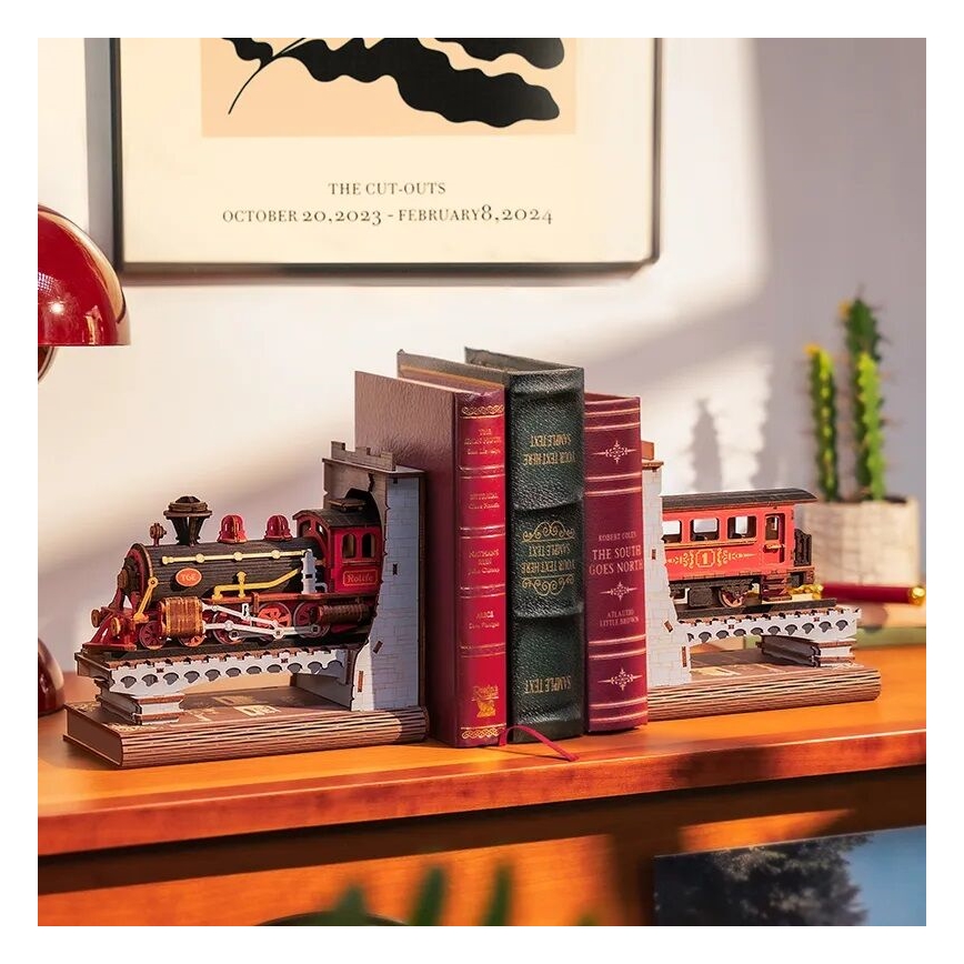RoboTime - 3D puzzle Bookstop Historic steam train