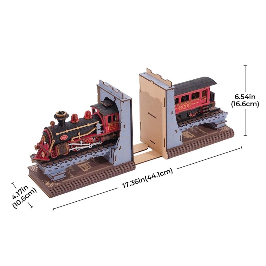 RoboTime - 3D puzzle Bookstop Historic steam train