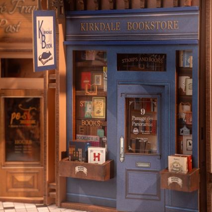 RoboTime - 3D puzzle LED Bookstop Meeting with books in the arcade 2xAAA