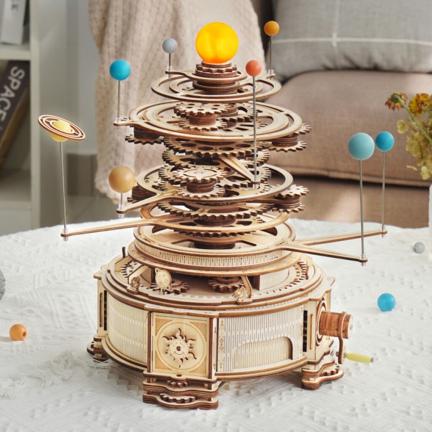 RoboTime - 3D wooden mechanical puzzle Planetarium