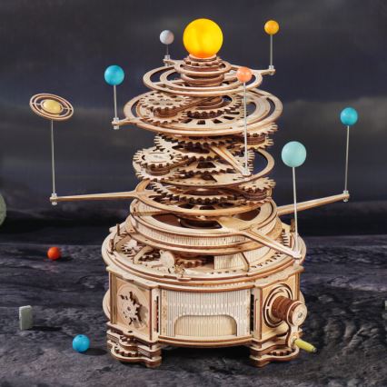 RoboTime - 3D wooden mechanical puzzle Planetarium
