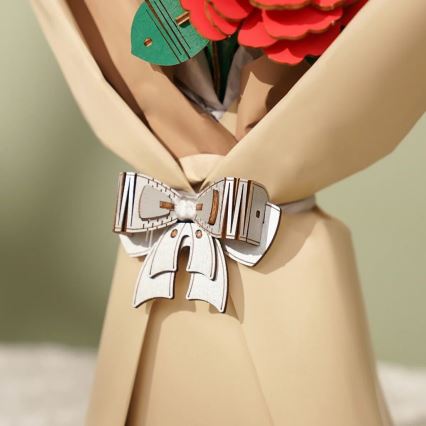 RoboTime - 3D wooden puzzle Bouquet