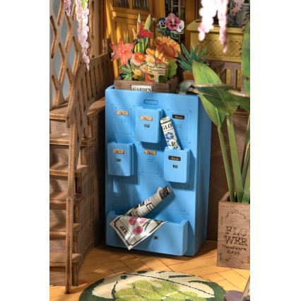RoboTime - LED Bookstop Garden house 3D puzzle 2xAAA