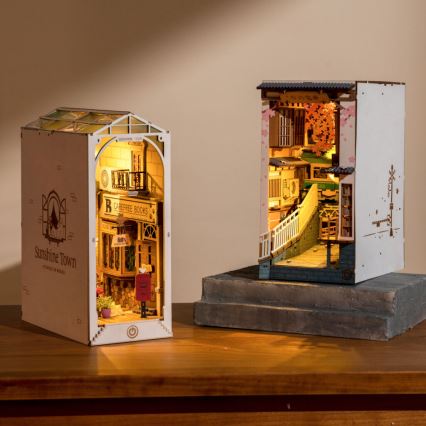 RoboTime - LED Bookstop Sakura alley 2xAAA