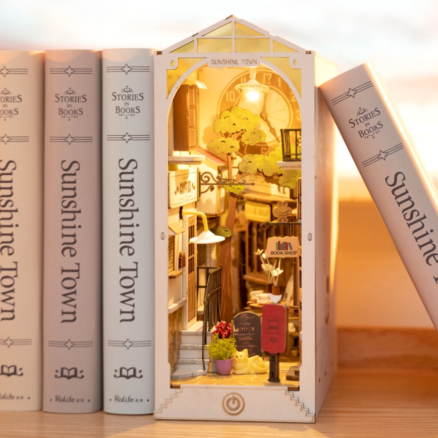 RoboTime - LED Bookstop Sunny town 2xAAA