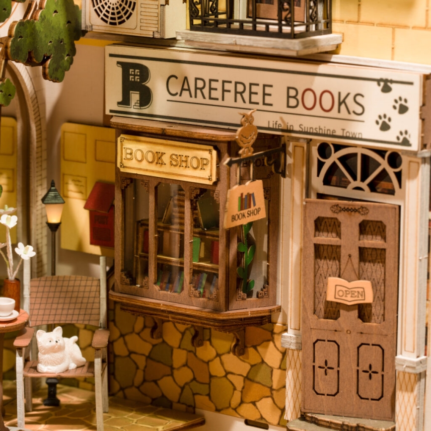 RoboTime - LED Bookstop Sunny town 2xAAA
