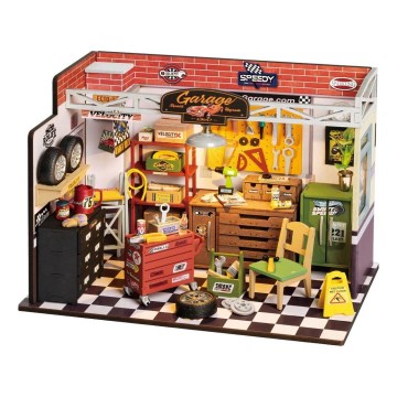 RoboTime - Miniature house Garage 2xAAA