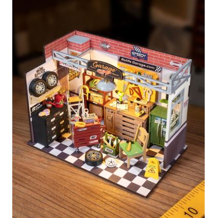 RoboTime - Miniature house Garage 2xAAA