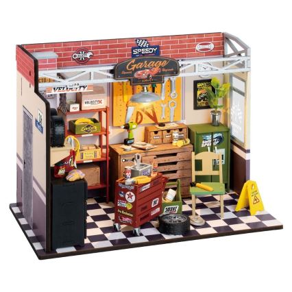 RoboTime - Miniature house Garage 2xAAA