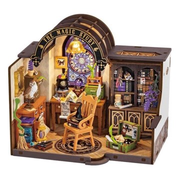 RoboTime - Miniature house Wizard's study 2xAAA