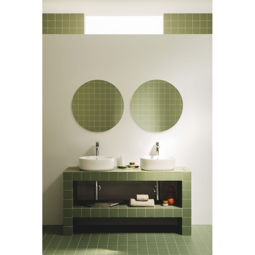 Roca A3270MJ000 - Countertop basin GAP d. 39 cm ceramics/white