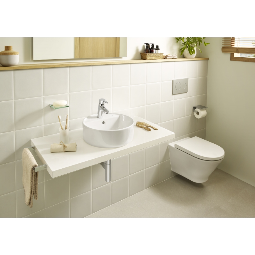 Roca A3270MJ000 - Countertop basin GAP d. 39 cm ceramics/white