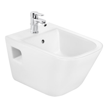 Roca A357475000 - GAP Wall-Mounted Bidet, White Ceramic